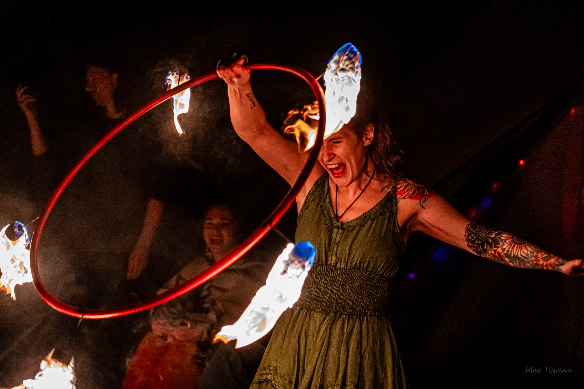 Fire hoop